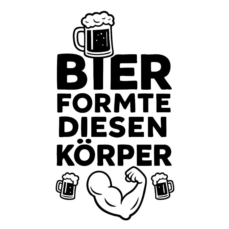 Bier formte diesen Körper