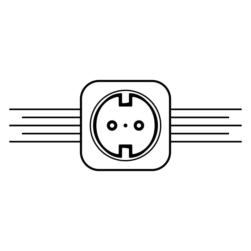 Steckdose Icon Strom