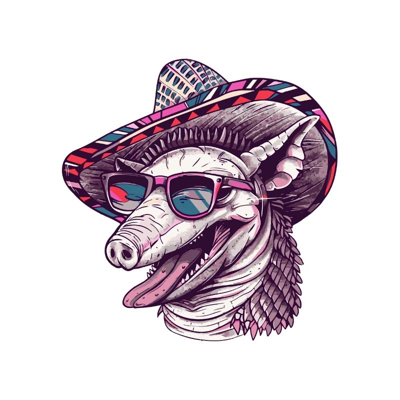 Armadillo Funny Sombrero