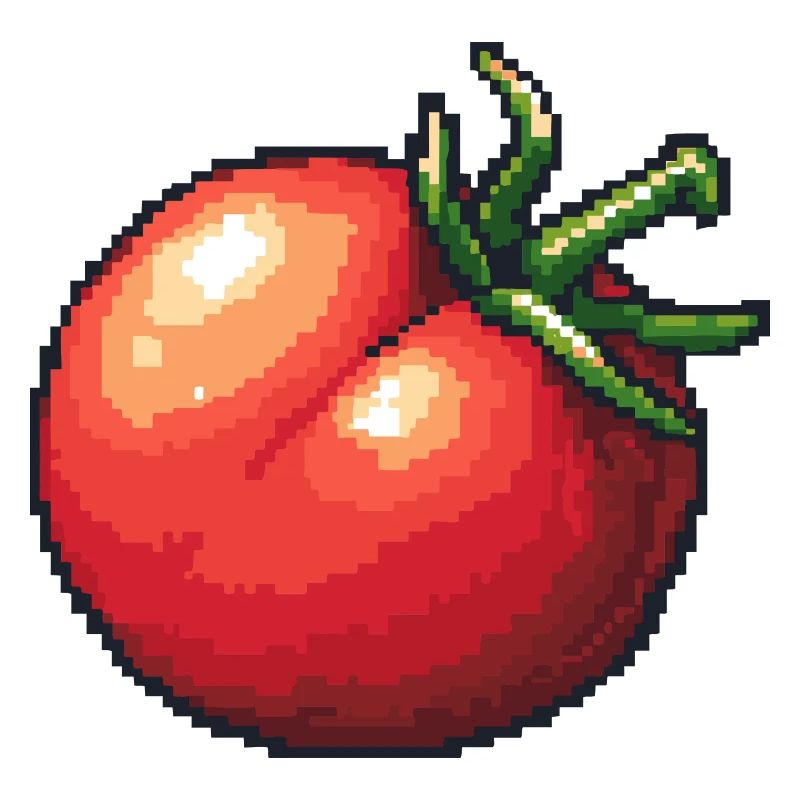 Joueur de pixels de tomate