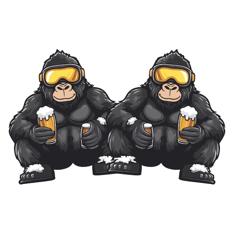 Bière Gorilla Ski Team