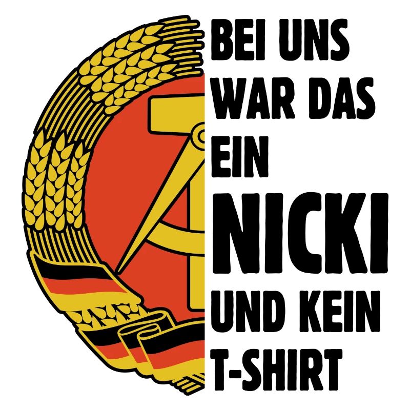 DDR Nicki, Osten, Ossi Spruch, Geschenk