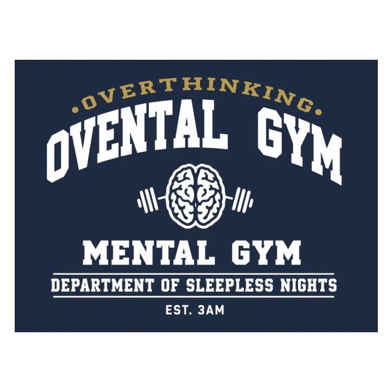 Overthink Gym Mental Gym Tee