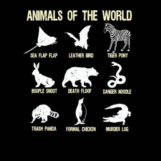 Animals of the World Funny animal name gift humor' Women's Premium  Longsleeve Shirt | Spreadshirt