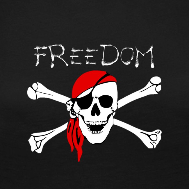 Freiheit Pirat Totenkopf