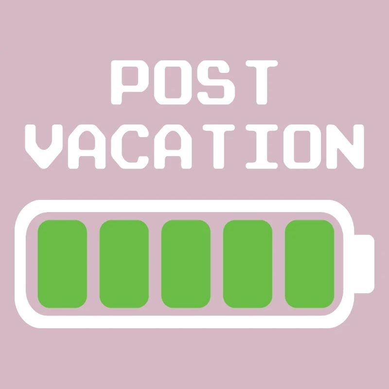 Post Vacation Design – Volle Batterieanzeige