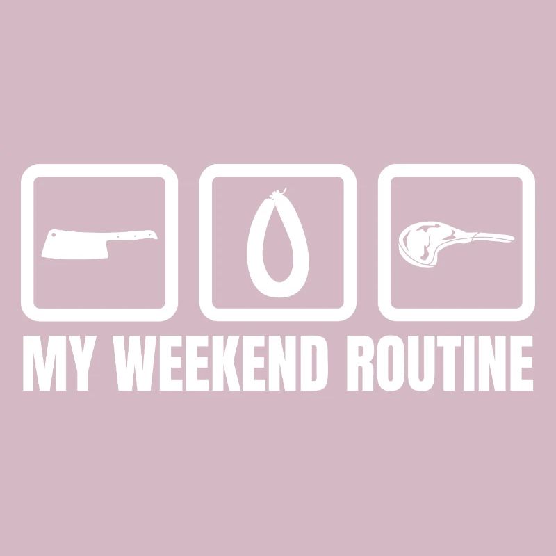 Routine du week-end chez le boucher
