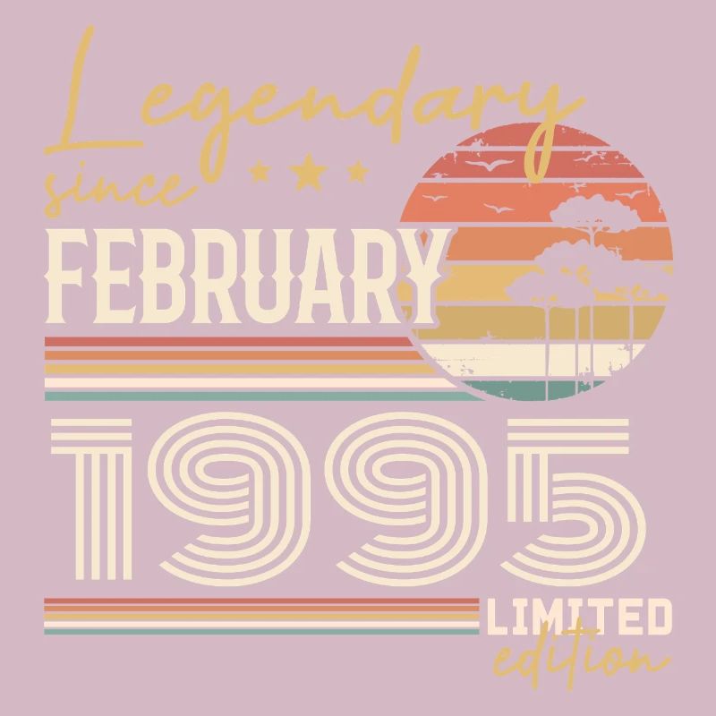 Février 1995 anniversaire 1995 légendes Février