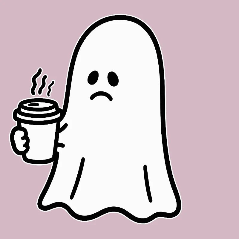 Geist Kaffee Halloween Süßes oder Saures