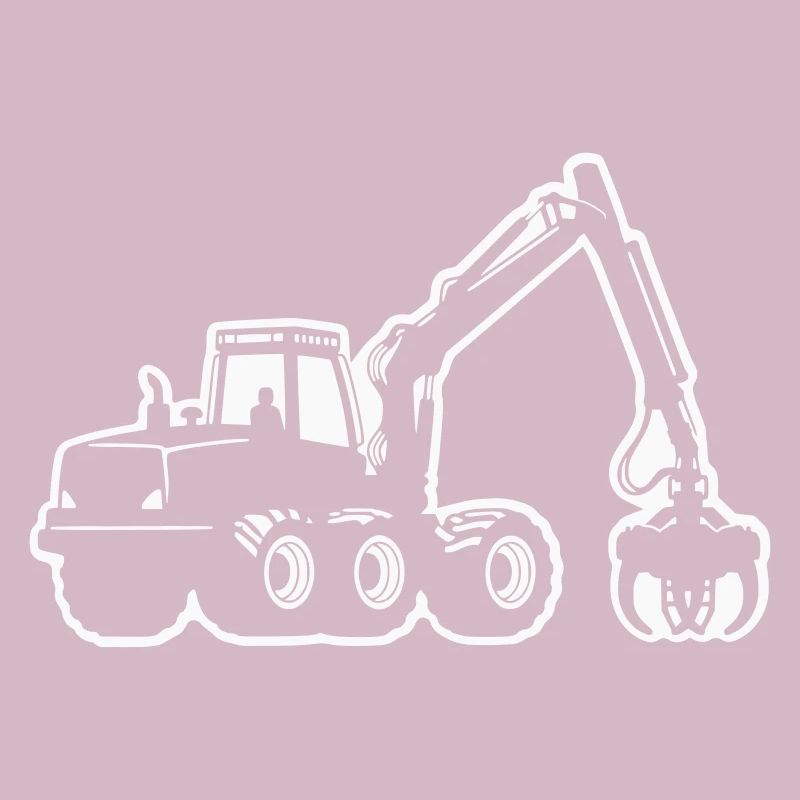 Silhouette de moissonneuse