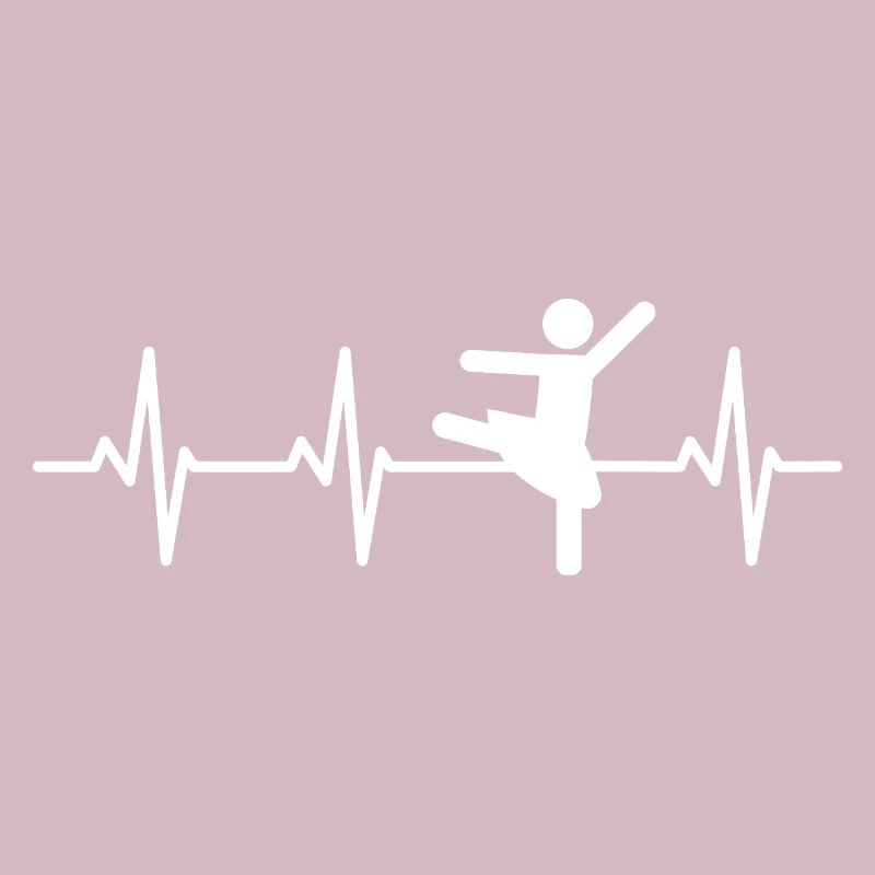 Cardiogramme de danseuse de ballet