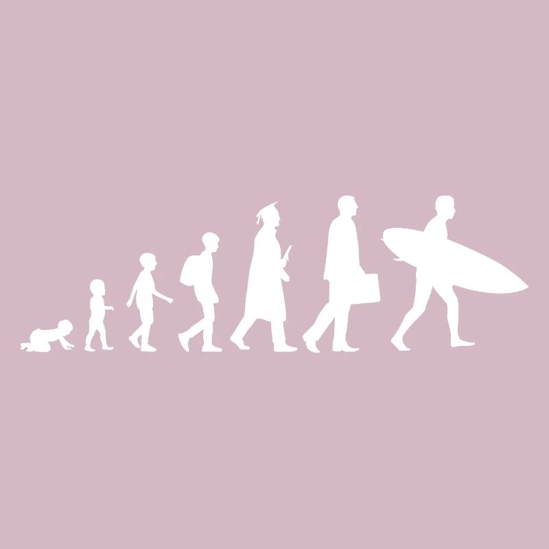 Evolution of a surfer
