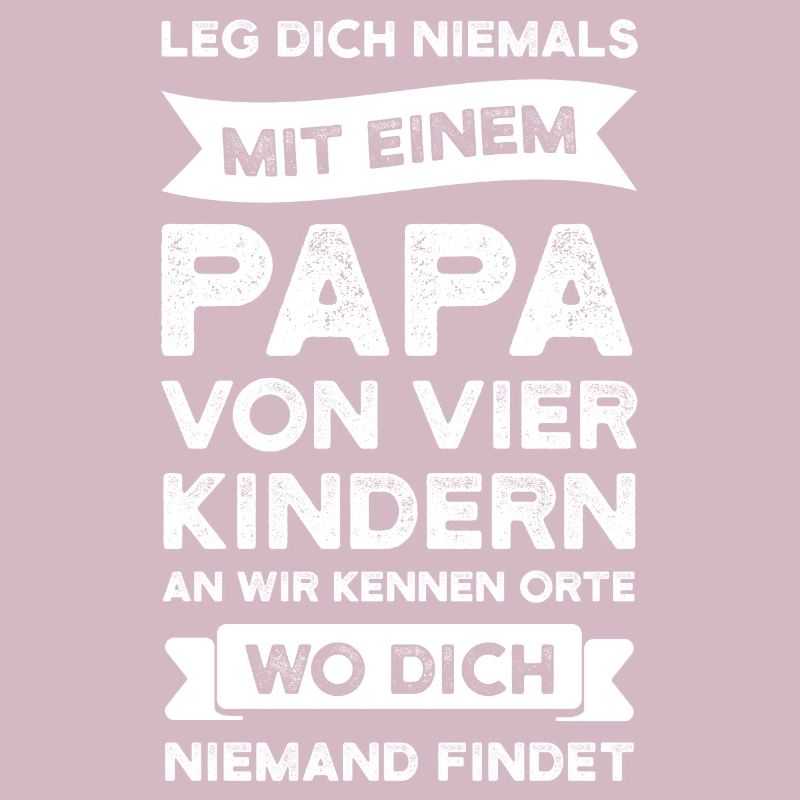 Papa 4 Kinder 4 Kinder Geschenk