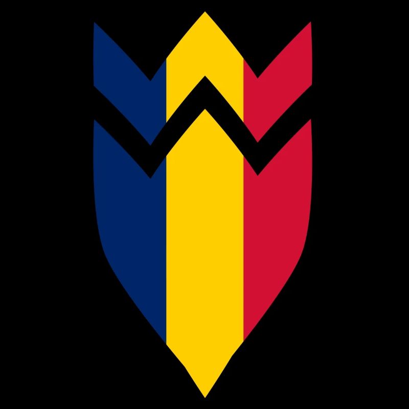 Drapeau des armoiries du Tchad