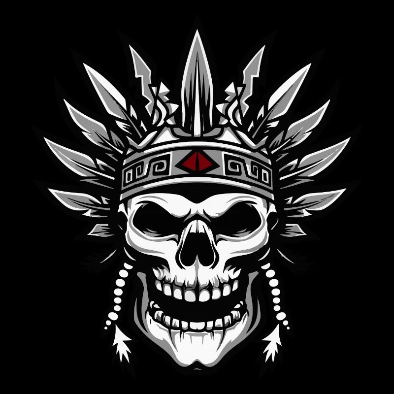 Chef Apache Skull Indien