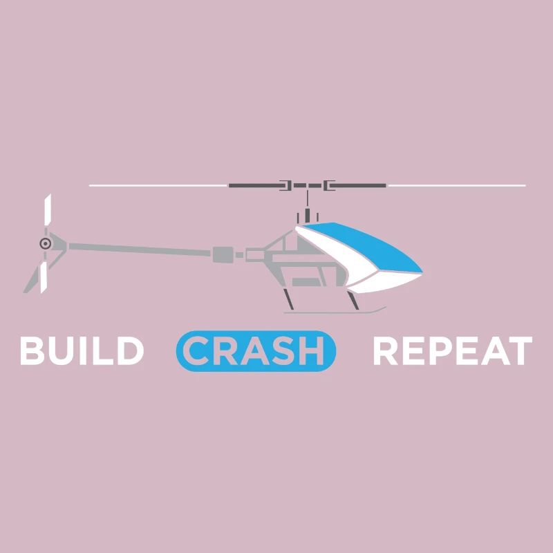 RC Helicopter Hélicoptère Modèle modèle Crash Pilot