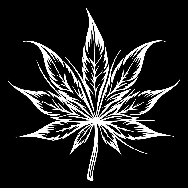 Hemp Leaf Symbol Weed Cannabis Hemp