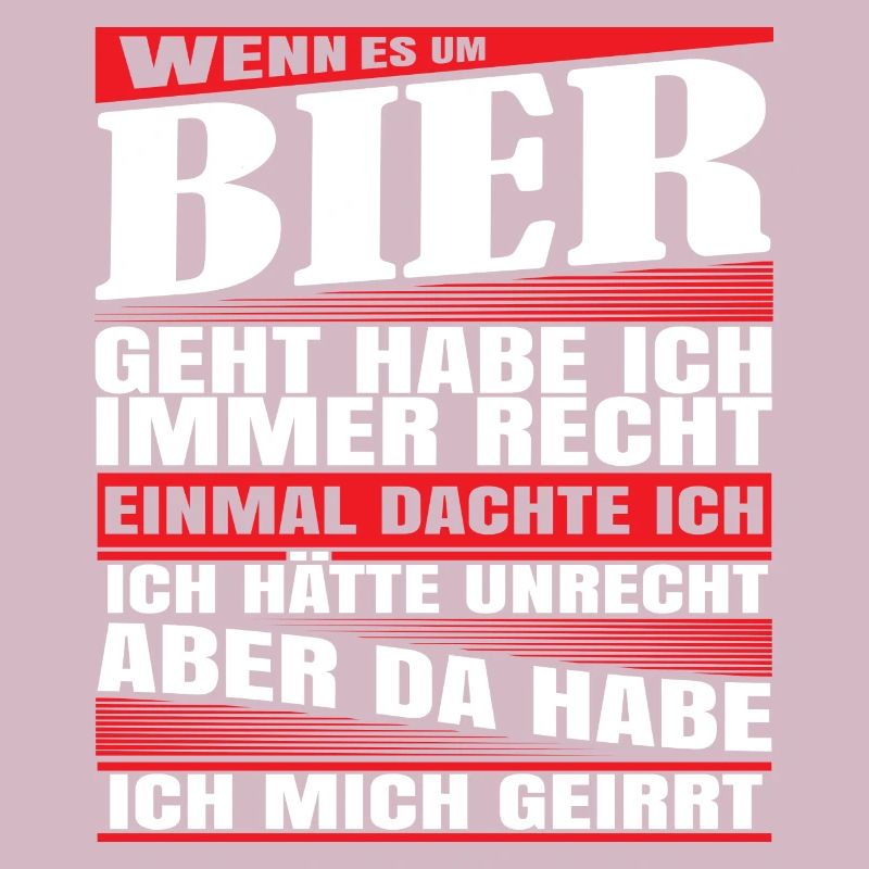 Wenn es um bier geht habe ich eiserne Prinzipien