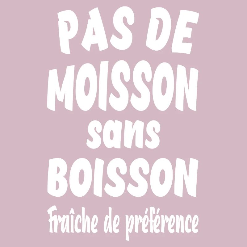 Pas de moisson sans boisson fraîche de préférence