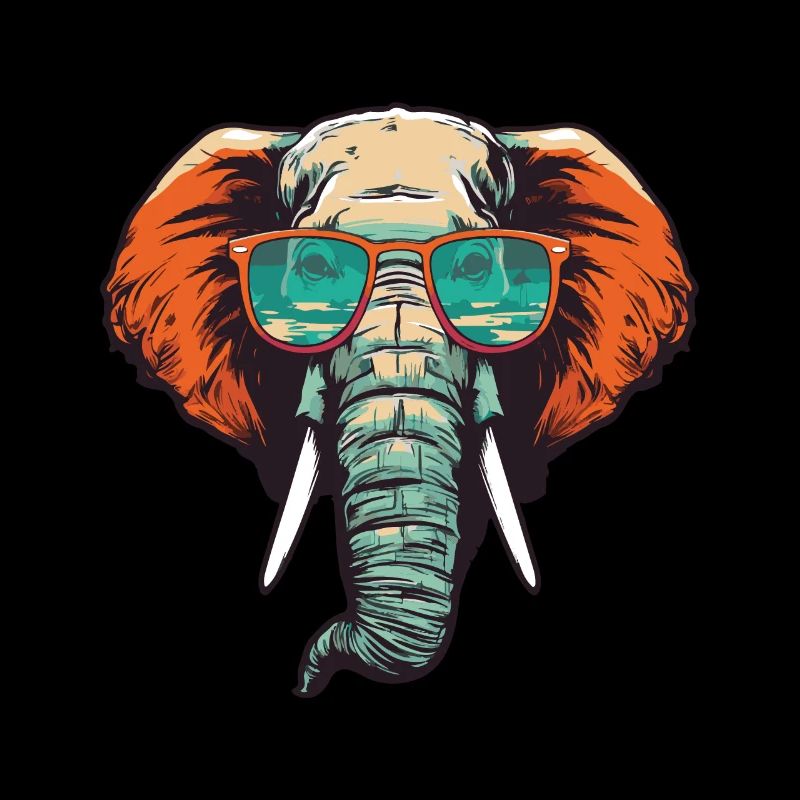 Tête d’éléphant Cool