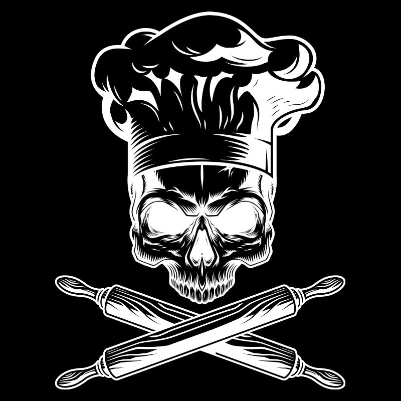 Koch skull rolling pin