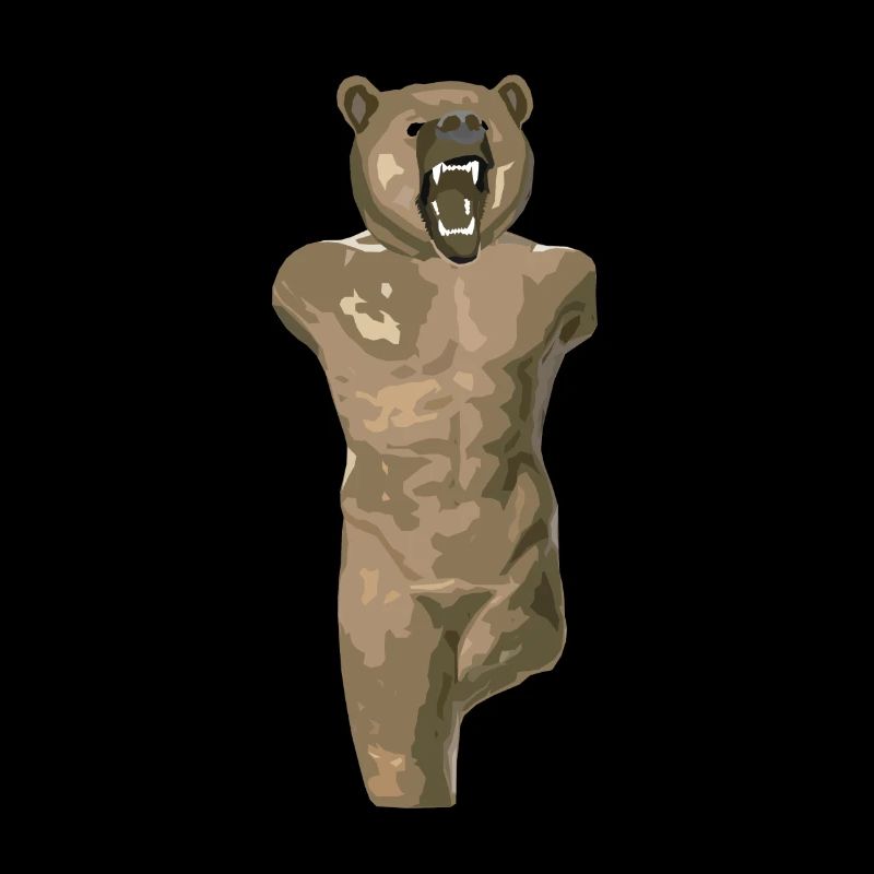 Griechische Bärenstatue