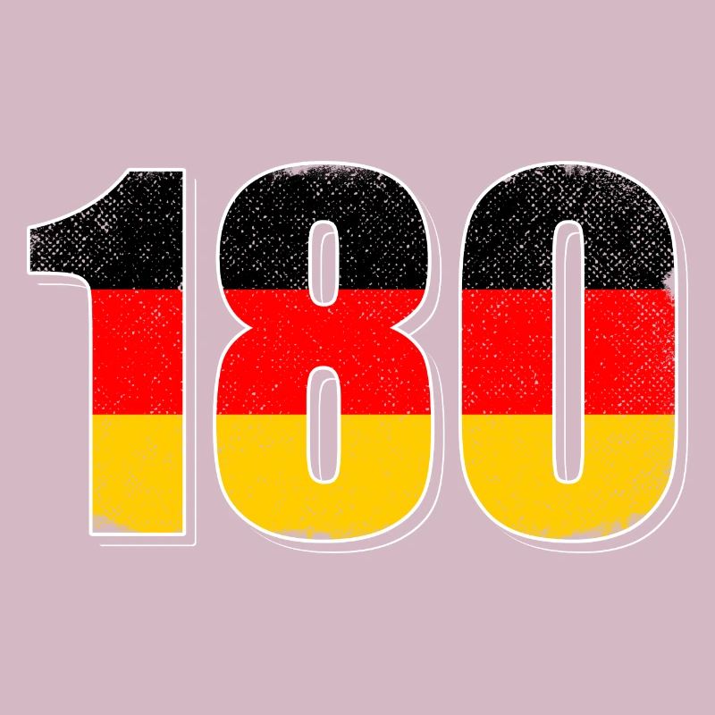 180 One Hundred and Eighty Darts German Flag
