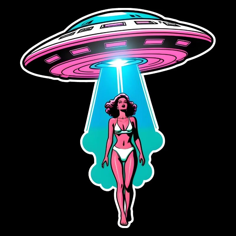 Woman experiences an UFO alien abduction.