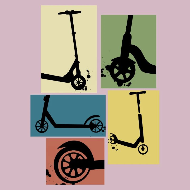Roller vintage rollerfahrer geschenk