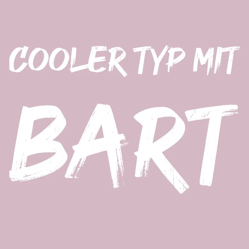 Cooler Typ mit Bart
