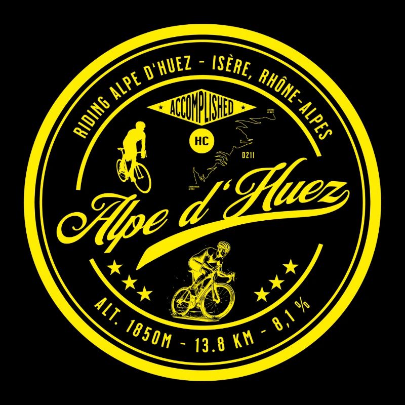 Alpe d Huez, jaune, vélo de route, cyclisme, vélo