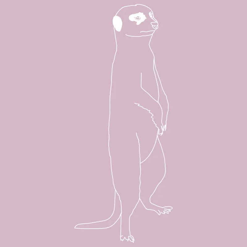 Erdmännchen lineart