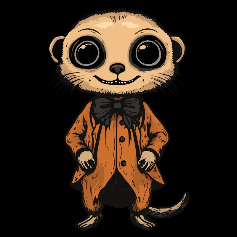 Suricate Halloween Drôle Zombie
