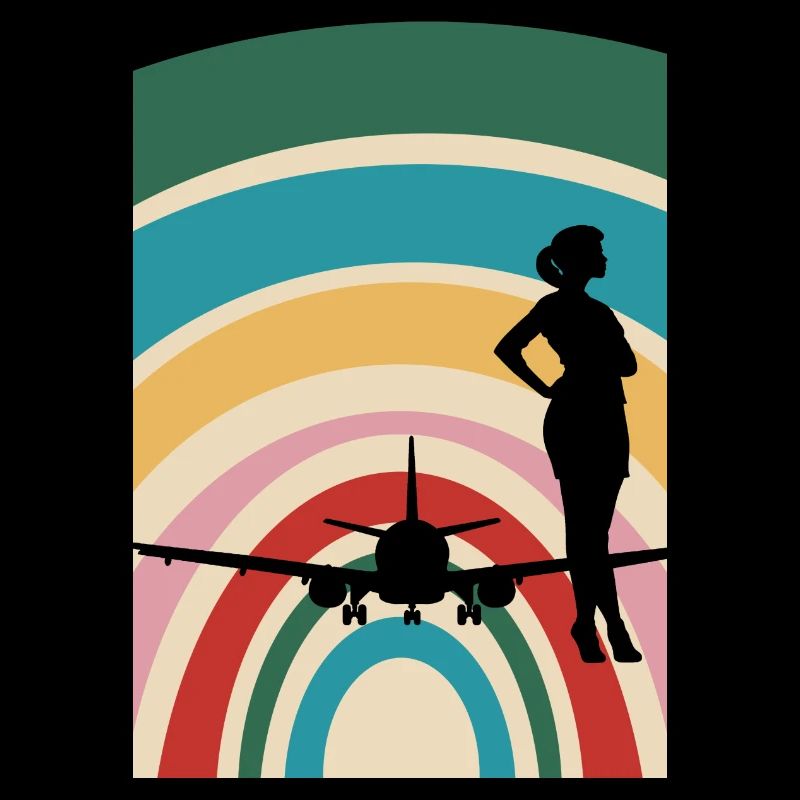 Stewardess Airline Air Traffic