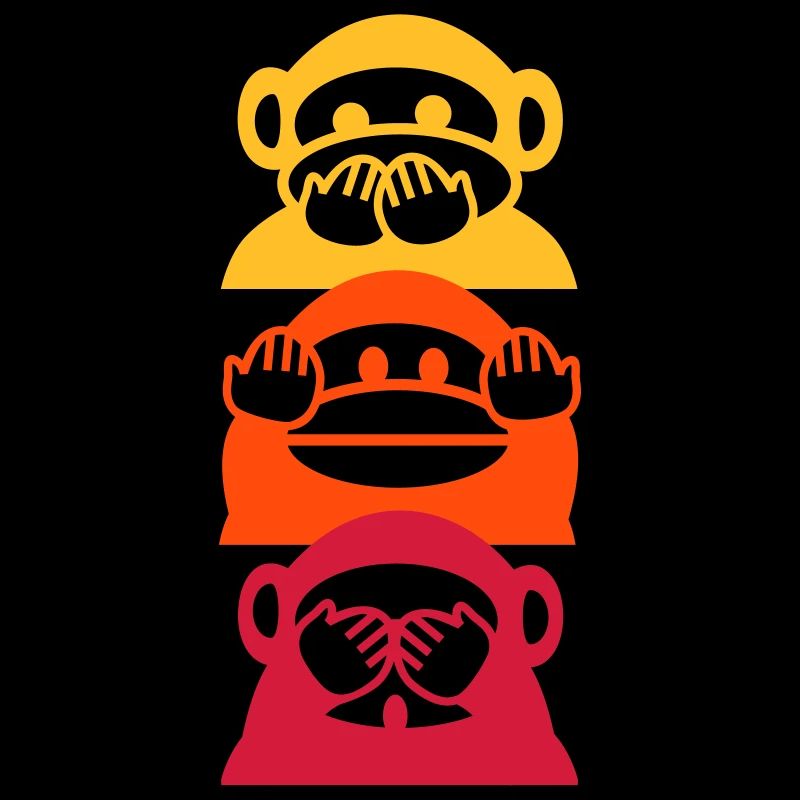 colored monkeys