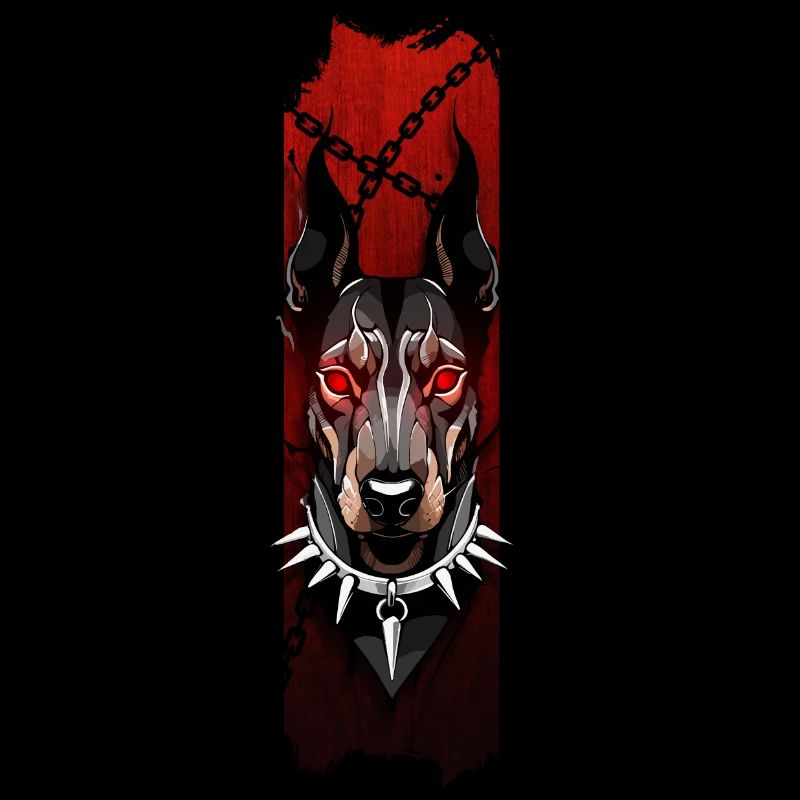 Fierce Doberman: Crimson Glare