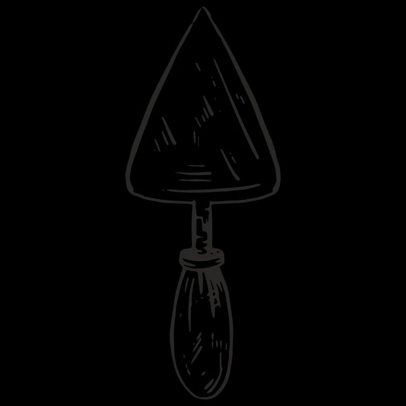 Trowel tool drawing