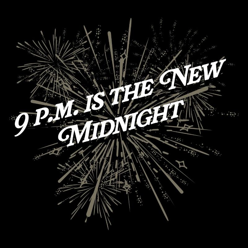 La nouvelle blague de minuit joyeuse du Nouvel An Pun nye