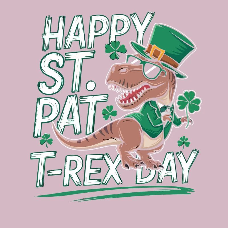 T-Rex zum St. Patrick's Day