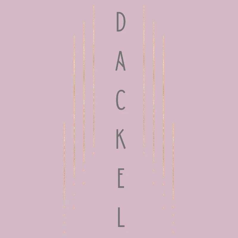 Dicton Teckel, Motif Teckel, Teckel Art Déco