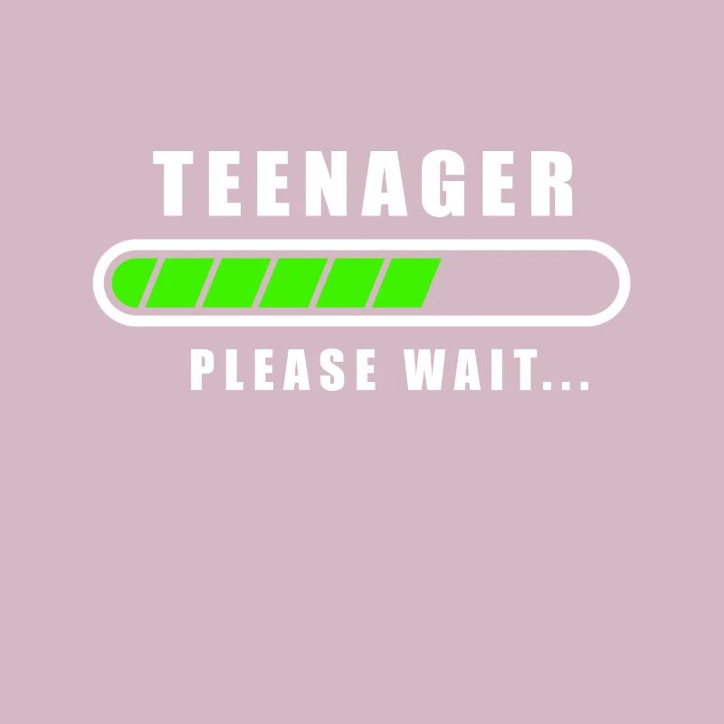 Teenager Loading Please Wait