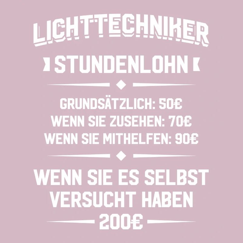 Lichttechniker Stundenlohn Light-Crew Lichttechnik