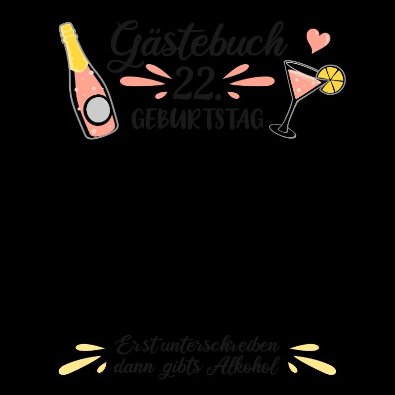 Gästebuch 22 Geburtstag