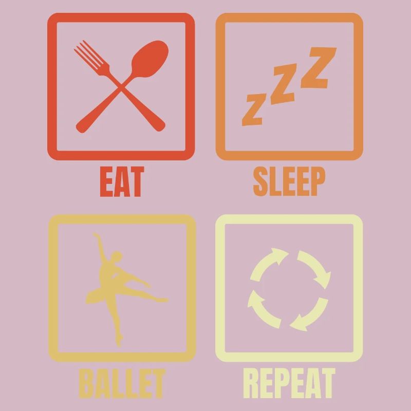 Manger dormir Ballet Répéter