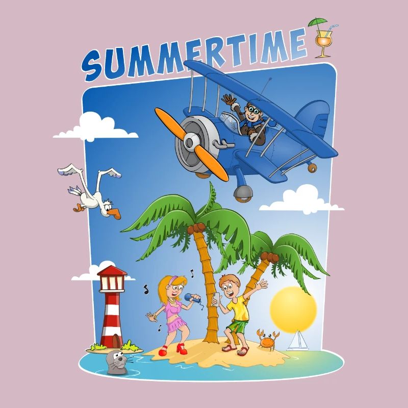 Image d’été colorée et joyeuse