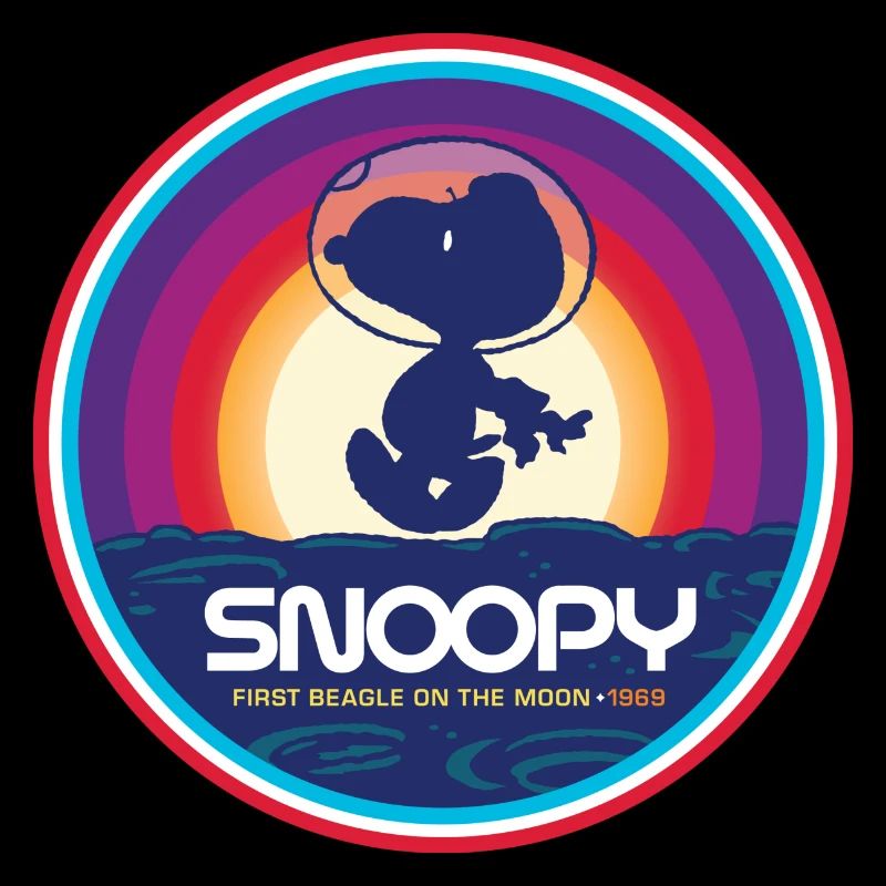 Peanuts Snoopy Auf Dem Mond