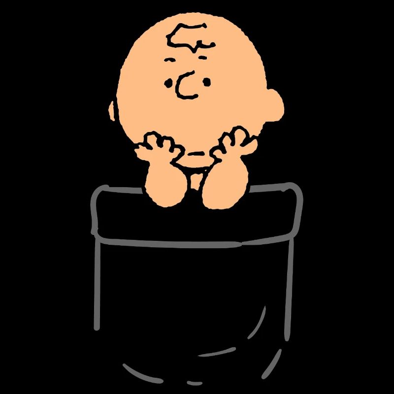 Peanuts Design Charlie Brown Pensive