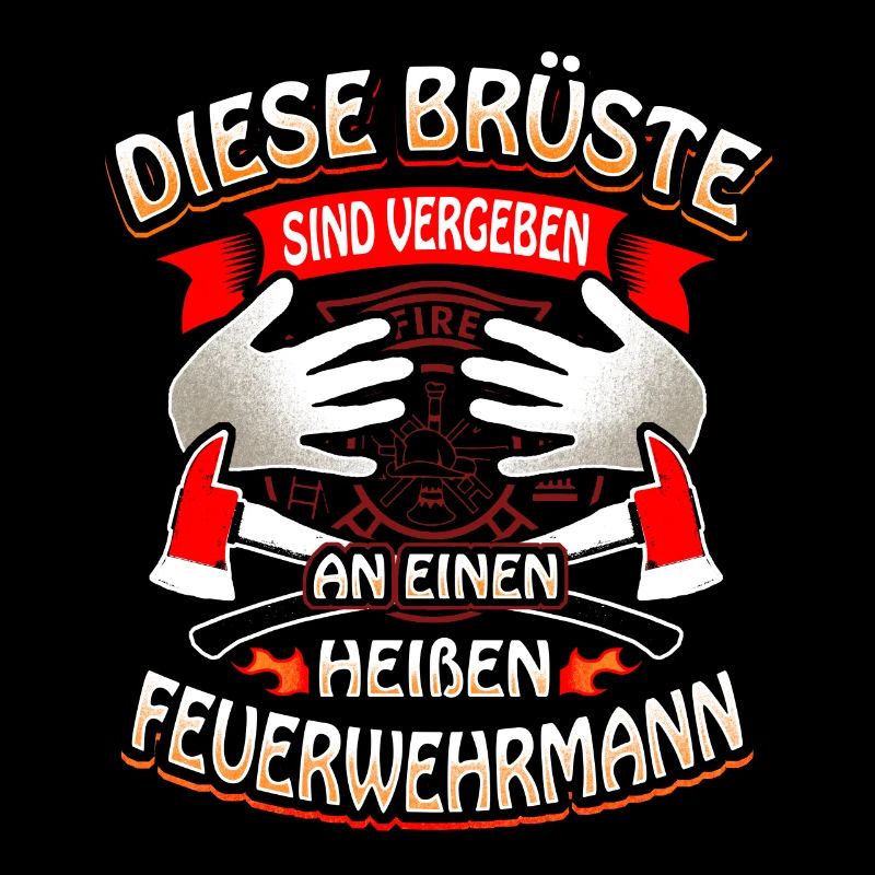 Diese Brüste sind vergeben an Feuerwehrmann