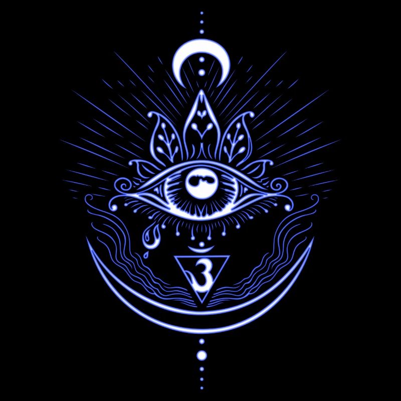 Dritte Auge Chakra Symbol Drittes Auge