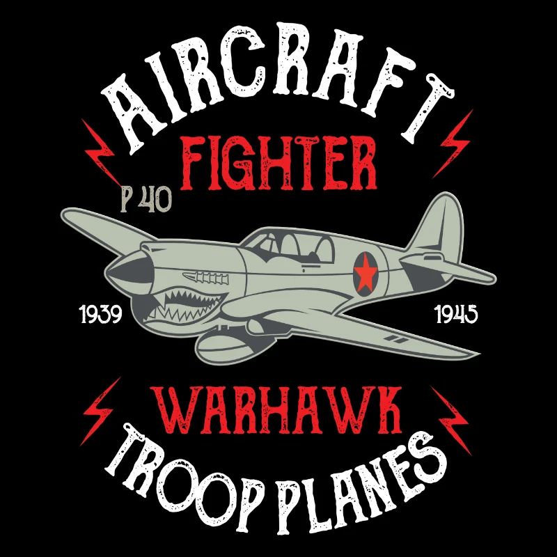 Aircraft Warhawk Troop Plane Fighter Gift Flight